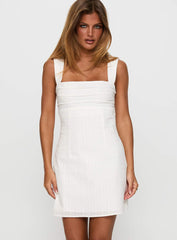 Anyone But You Mini Dress White