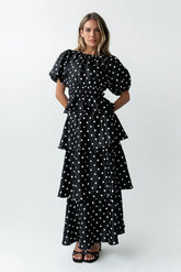 Terri Polka Dot Maxi Skirt FINAL SALE